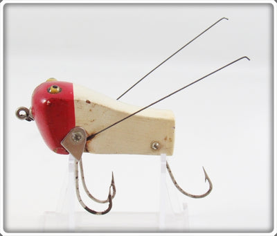 Vintage Creek Chub Red Head White Wee Dee Lure 4802