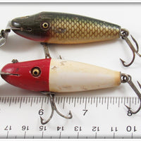 Creek Chub Red Head White & Chub River Scamp Pair