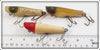 Creek Chub Silver Flash, Golden Shiner & Red Head Skipper Lot Of Three