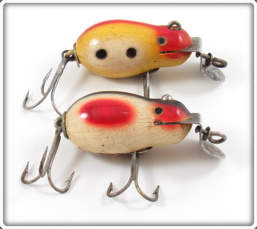 Vintage Creek Chub Spotted Tiny Tim Lure Pair