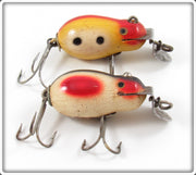 Vintage Creek Chub Spotted Tiny Tim Lure Pair