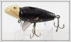 Creek Chub Black White Nite Glo Head Baby Jigger