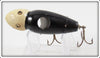 Creek Chub Black White Nite Glo Head Baby Jigger