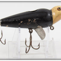 Creek Chub Black White Nite Glo Head Jigger 4111