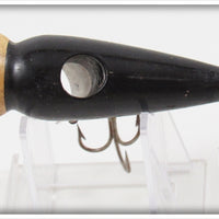 Creek Chub Black White Nite Glo Head Jigger 4111