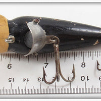 Creek Chub Black White Nite Glo Head Jigger 4111