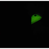 Creek Chub Black White Nite Glo Head Jigger 4111