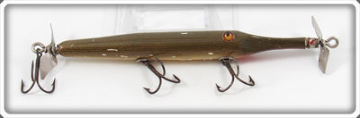 Vintage Creek Chub Natural Gar Scale Gar Minnow Lure 2900