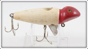 Vintage Creek Chub Red Head White Jigger Lure 4102