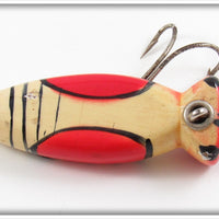 Creek Chub Red & White Big Bug Wiggler