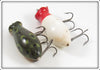 Creek Chub Frog & Red Head White Dive Bomber Kreeker Pair
