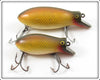 Vintage Creek Chub Golden Shiner Big Bomber & Dive Bomber Kreeker Lure