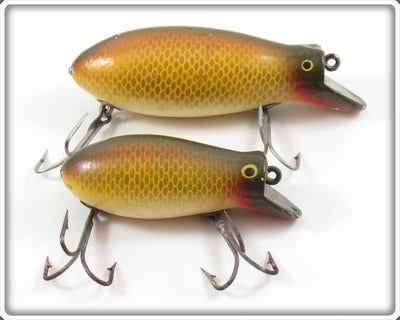 Vintage Creek Chub Golden Shiner Big Bomber & Dive Bomber Kreeker Lure