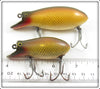 Creek Chub Golden Shiner Big Bomber & Dive Bomber Kreeker Pair