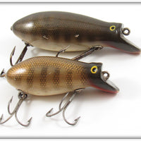 Vintage Creek Chub Pikie Scale Big Bomber & Diver Bomber Kreeker Pair