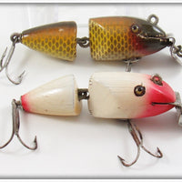 Vintage Creek Chub Blended Red Head & Golden Shiner Wiggle Wizard Lure