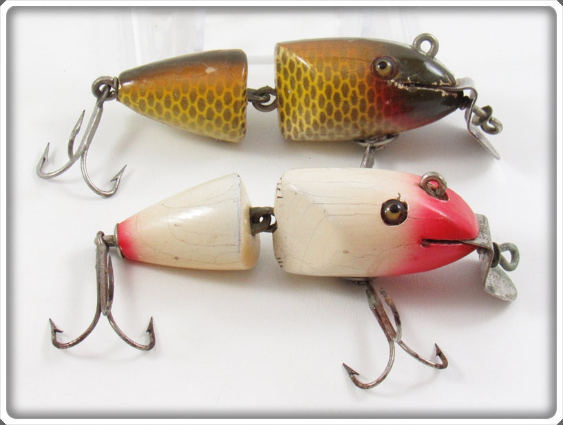 Vintage Creek Chub Blended Red Head & Golden Shiner Wiggle Wizard Lure