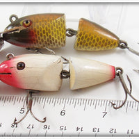 Creek Chub Blended Red Head & Golden Shiner Wiggle Wizard Pair