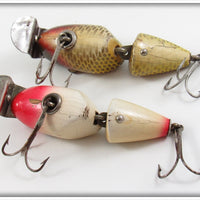 Creek Chub Blended Red Head & Golden Shiner Wiggle Wizard Pair