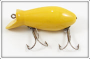 Vintage Creek Chub Solid Yellow Dive Bomber Kreeker Lure