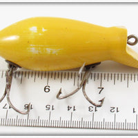 Creek Chub Solid Yellow Dive Bomber Kreeker
