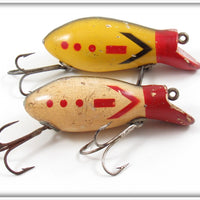 Creek Chub Victory & Yellow Victory Dive Bomber Kreeker Lure Pair