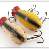 Creek Chub Victory & Yellow Victory Dive Bomber Kreeker Pair