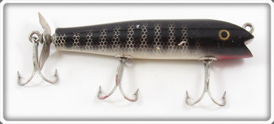 Vintage Creek Chub Black Scale Spinnered Darter Lure 2033S
