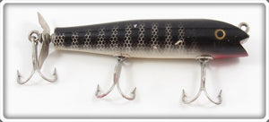 Vintage Creek Chub Black Scale Spinnered Darter Lure 2033S