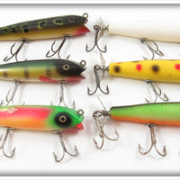 Vintage Creek Chub Spinnered Darter Lot Of Six Lures
