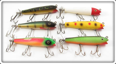 Vintage Creek Chub Spinnered Darter Lot Of Six Lures