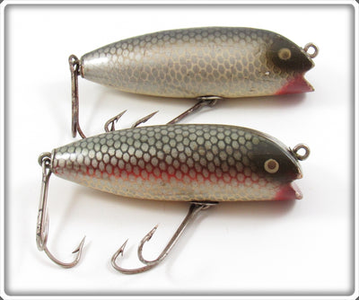 Vintage Creek Chub Silver Shiner & Redside Open Mouth Shiner Lure Pair