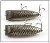 Creek Chub Silver Shiner & Redside Open Mouth Shiner Pair