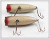 Creek Chub Silver Shiner & Redside Open Mouth Shiner Pair