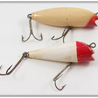 Creek Chub Red Head White Open Mouth Shiner & Baby Open Mouth Shiner