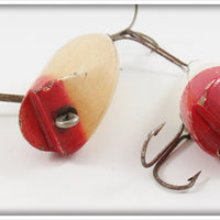 Creek Chub Red Head White Open Mouth Shiner & Baby Open Mouth Shiner Pair