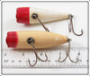 Creek Chub Red Head White Open Mouth Shiner & Baby Open Mouth Shiner Pair