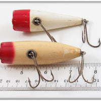 Creek Chub Red Head White Open Mouth Shiner & Baby Open Mouth Shiner Pair