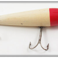 Vintage Creek Chub Red Head White Sarasota Lure 3302