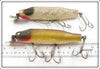 Creek Chub Golden Shiner & Silver Flash Striper Pikie Pair