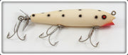 Creek Chub White Black Spots Spinnered Darter Lure 2000S SWB Special