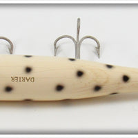 Creek Chub White Black Spots Spinnered Darter 2000S SWB Special