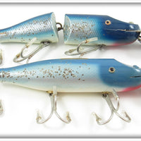 Creek Chub Blue Flash Striper Pikie & Jointed Striper Pikie Lure Pair