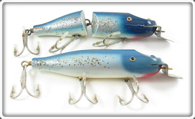 Creek Chub Blue Flash Striper Pikie & Jointed Striper Pikie Lure Pair