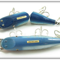Creek Chub Blue Flash Striper Pikie & Jointed Striper Pikie Pair