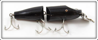 Creek Chub Solid Black Jointed Striper Pikie Lure 6813