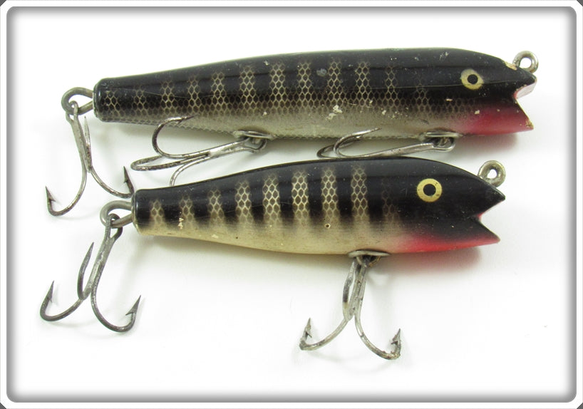 Creek Chub Black Scale Darter & Midget Darter Lure Pair