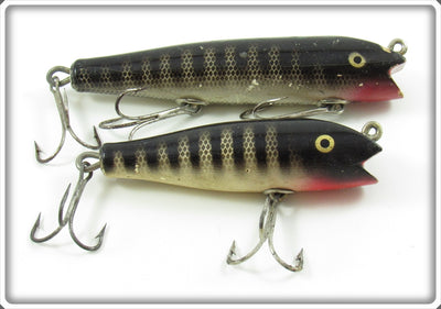 Creek Chub Black Scale Darter & Midget Darter Lure Pair