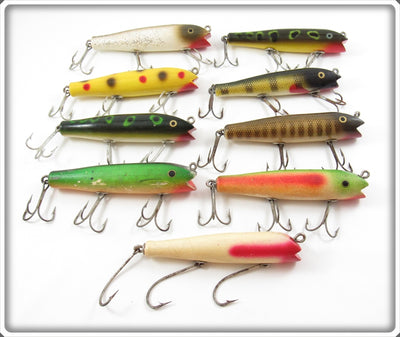 Vintage Creek Chub Darter Lot Of 9 Lures