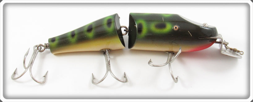 Vintage Creek Chub Frog Spot Jointed Striper Pikie Lure 6819